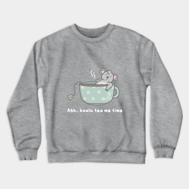 Koalatea Crewneck Sweatshirt by pbanddoodles